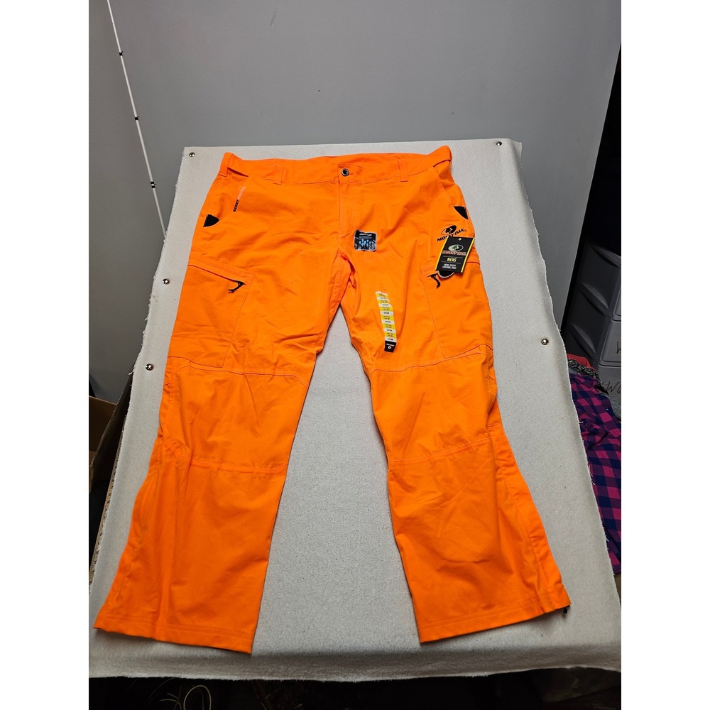 Mossy Oak Mens Blaze Orange Waterproof Scent Control Hunting Pants 3XL WP1002